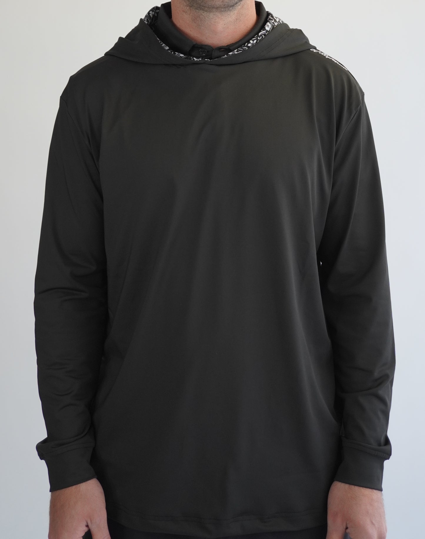 Black Performance Tech Hoodie