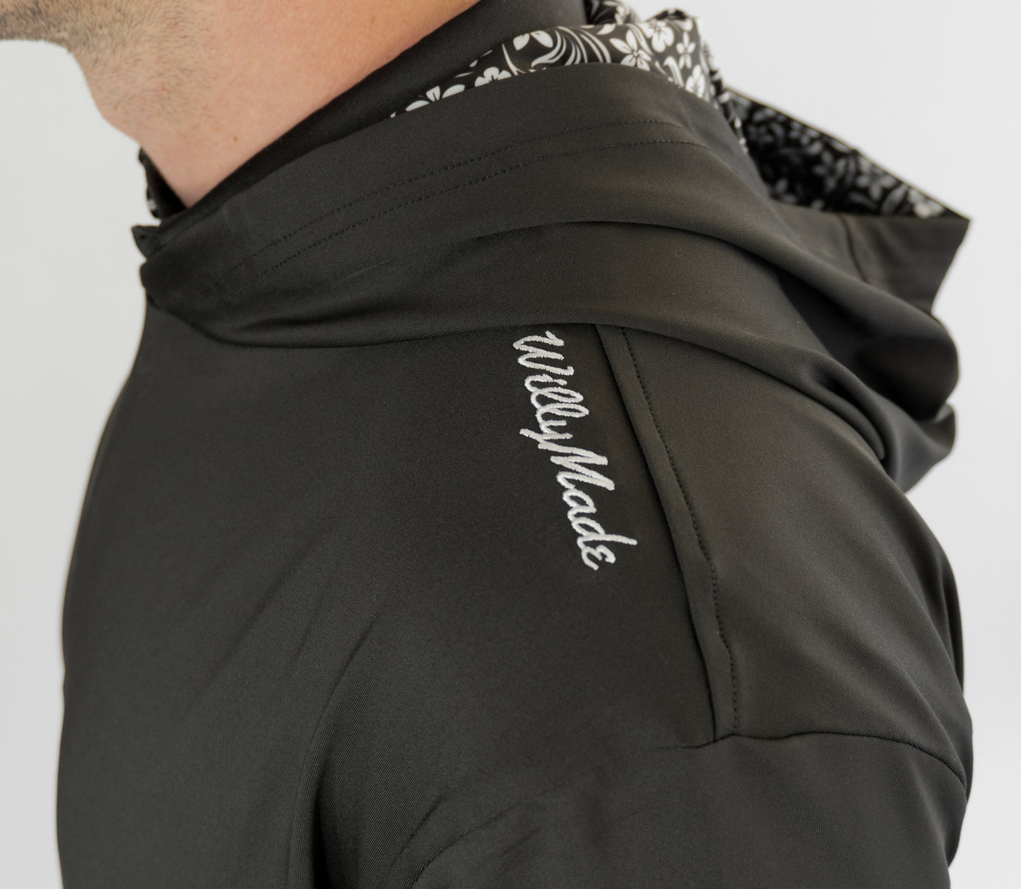 Black Performance Tech Hoodie